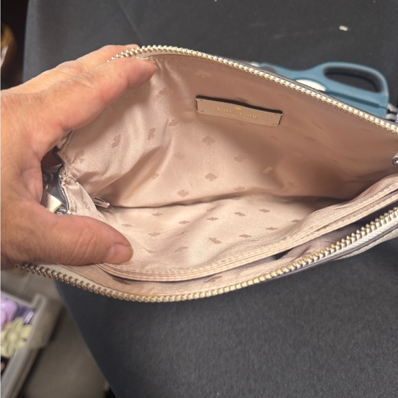 kate spade Ivory Crossbody Bag with Gold Accents - Picture 4 of 5